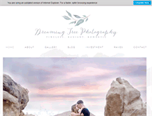 Tablet Screenshot of dreamingtreephotographer.com